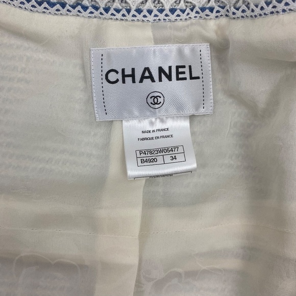 CHANEL Tweed Eyelet Crop Jacket - Picture 7 of 9